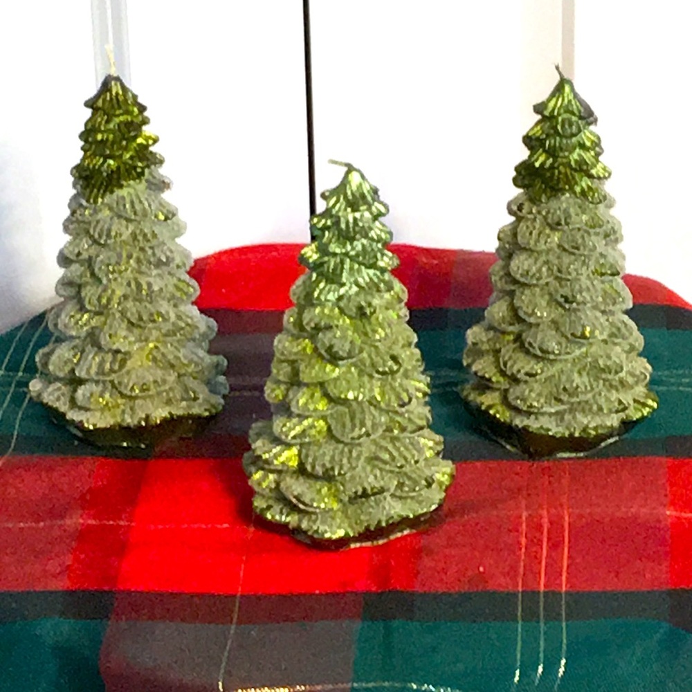 Trio Christmas Tree Candles